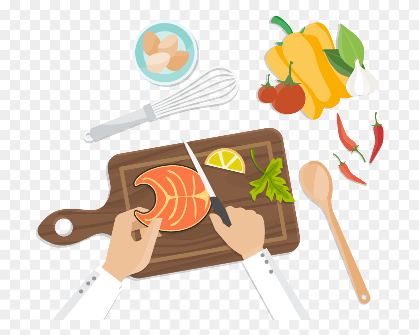 699x611 Food Diary Cooking Coding, Cutlery, Plant, Appliance HD PNG Download