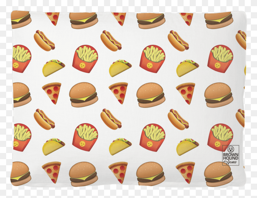 948x714 Food Emojis Dog Bed, Hot Dog, Egg, Burger HD PNG Download
