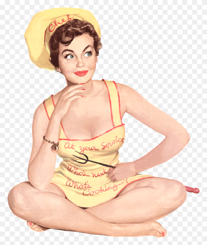 2293x2751 Food For Thought By Al Moore For Esquire Magazine Tube Pin Up Chef HD PNG Download