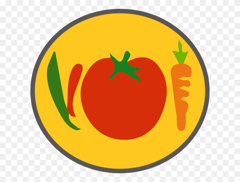 629x578 Food Icon Circle, Plant, Vegetable, Food HD PNG Download