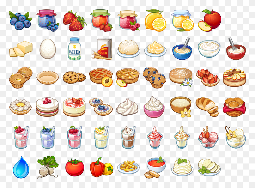 1681x1211 Food Icons, Snack, Text, Cream HD PNG Download