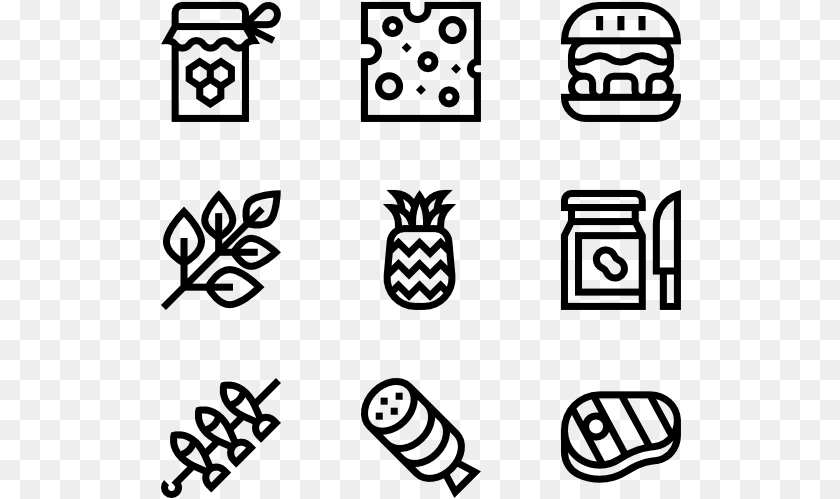 Food Real Estate Icon, Gray Transparent PNG