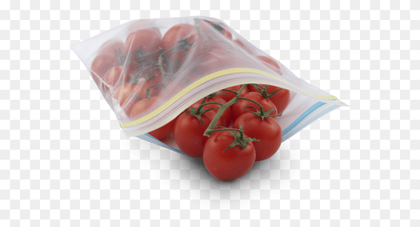 566x395 Food Storage Zipper Quart Press And Seal Food Bags, Plant, Vegetable, Tomato HD PNG Download