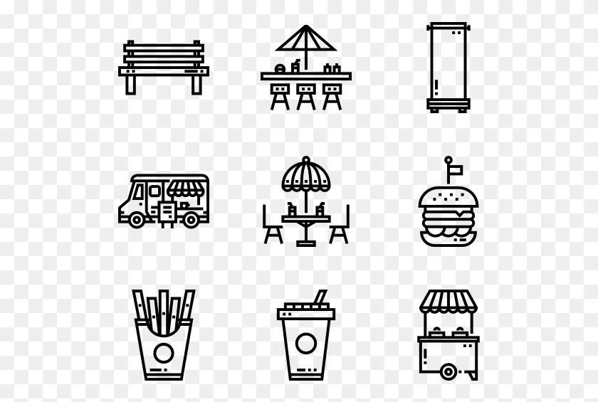 509x505 Food Truck Food Truck Icon, Gray, World Of Warcraft HD PNG Download