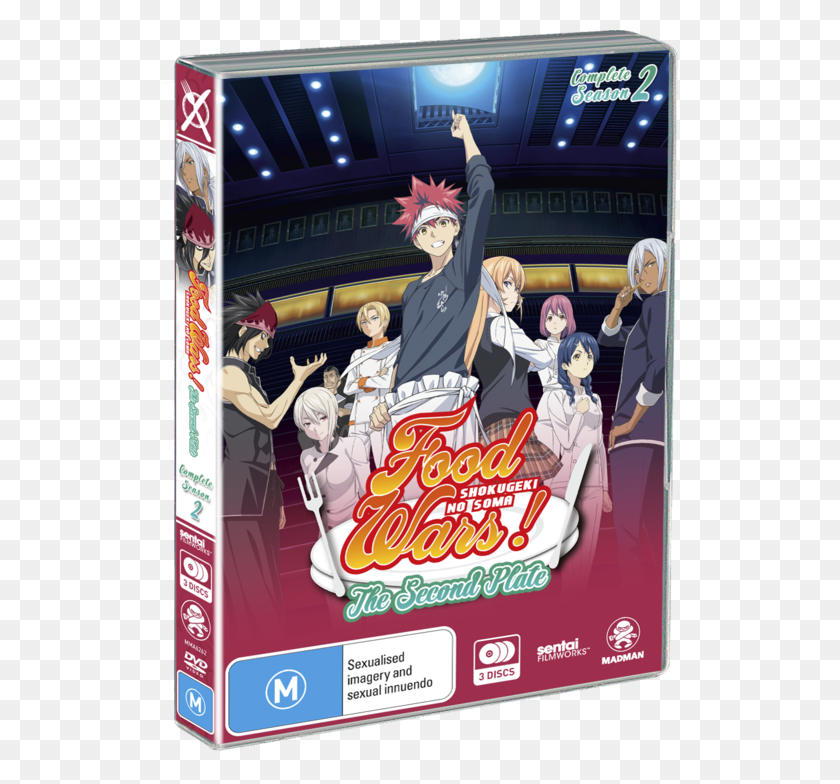516x724 Food Wars The Second Plate Complete Season Food Wars Season 1 Poster, Advertisement, Person, Human HD PNG Download
