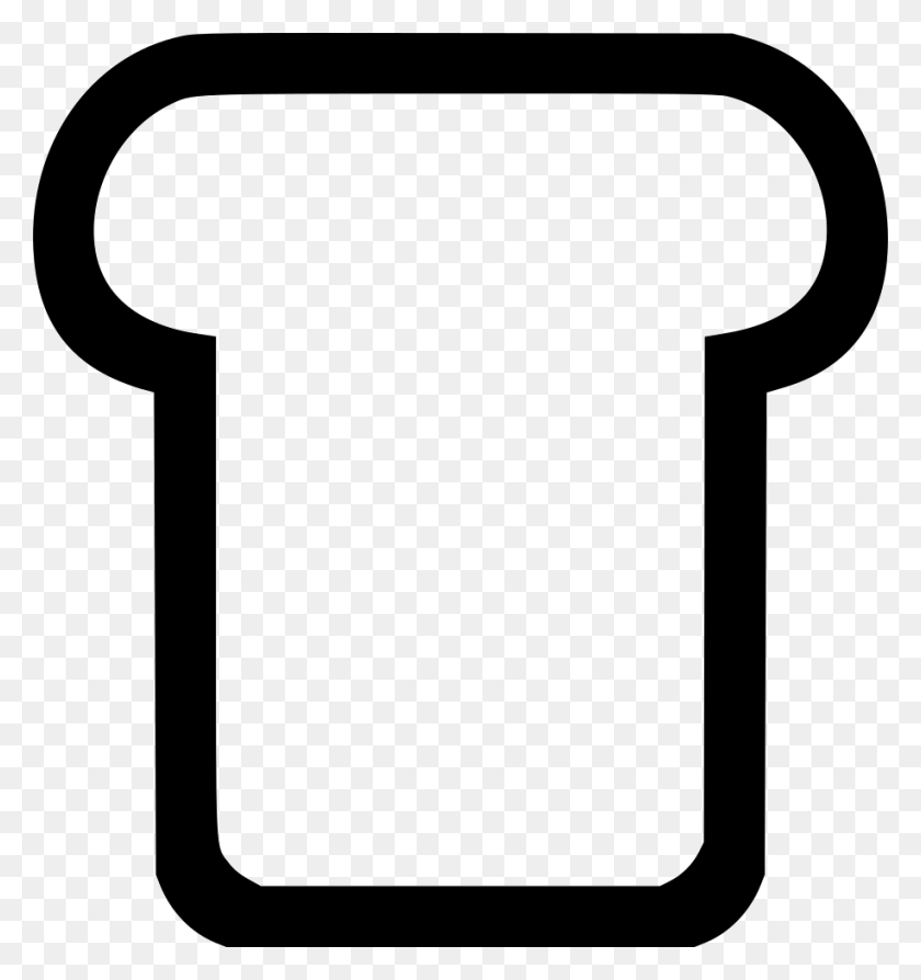 916x980 Food White Bread Comments, Stencil, Axe, Tool HD PNG Download