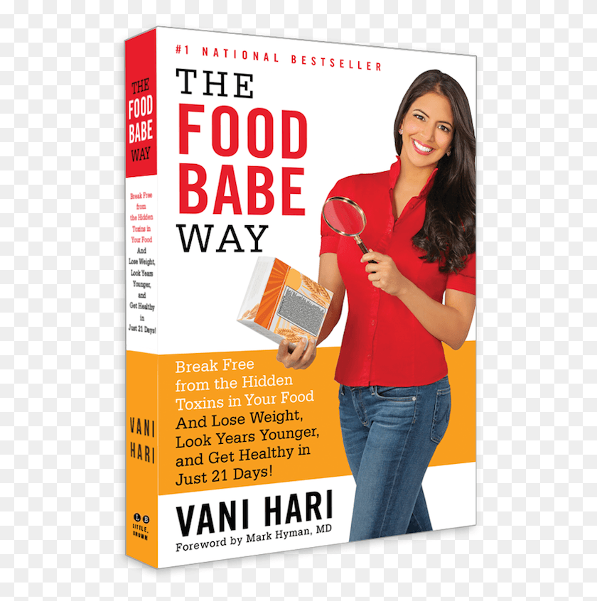 519x786 Foodbabewaybestseller 4 Food Babe Book, Person, Human, Poster HD PNG Download