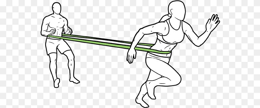 581x349 Foot Speed And Mobility Training With Speed Bands Speed Resistance Bands, Person, Head Transparent PNG