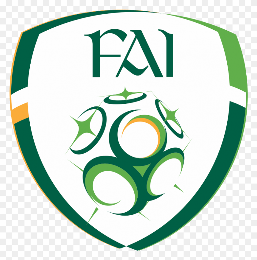 791x802 Football Association Of Ireland Logo Republic Of Ireland, Armor, Shield, Symbol HD PNG Download