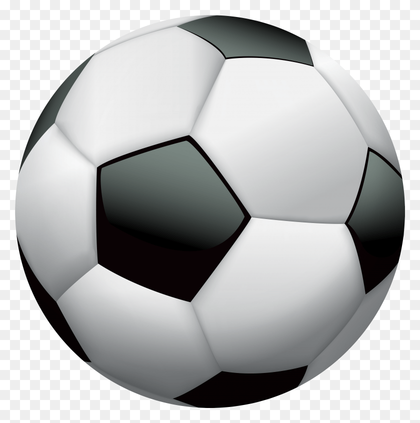 3906x3939 Football Clip Art Soccer Ball Clipart, Ball, Soccer, Team Sport HD PNG Download
