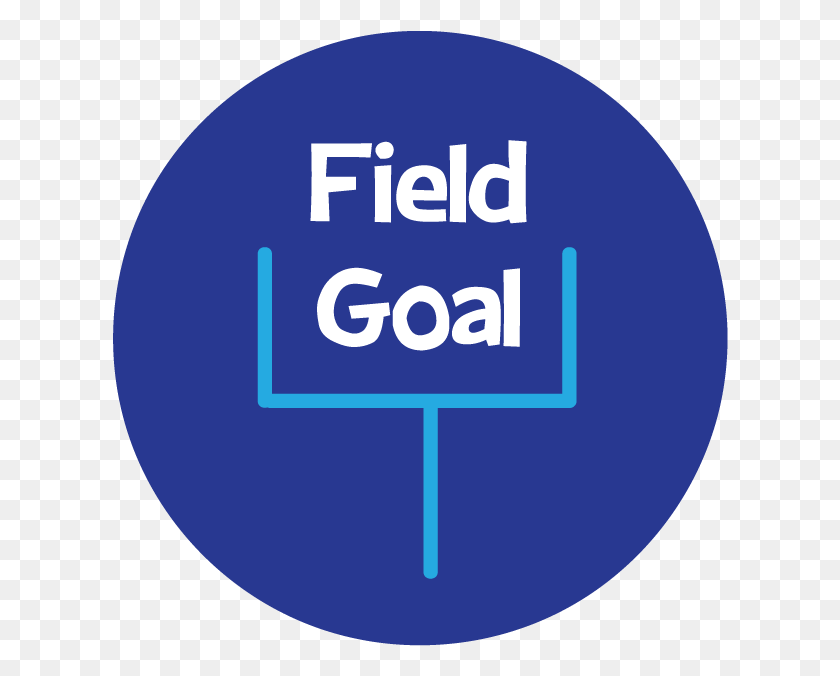 616x616 Football Clipart Blue Field Goal Logo, Text, Word, Symbol HD PNG Download