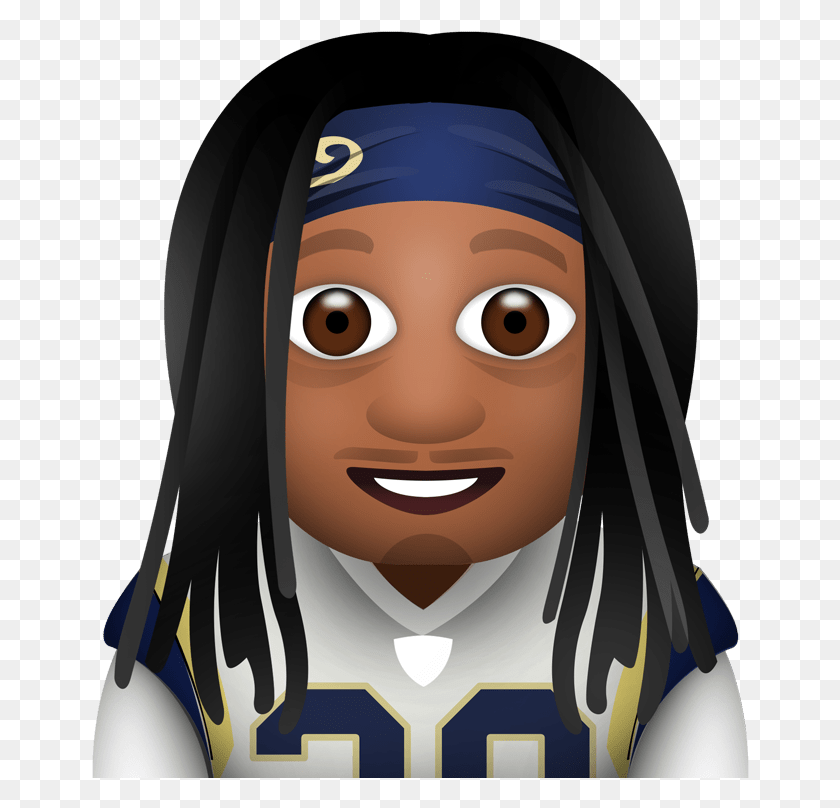 658x748 Football Emoji Todd Gurley Clip Art, Face, Smile, Head HD PNG Download