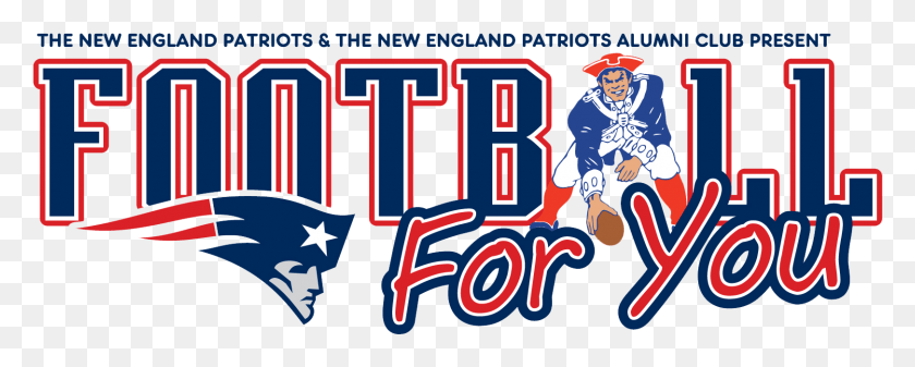 1621x576 Football For You Logo Patriots Football Camp Flyer, Person, Human, Text HD PNG Download