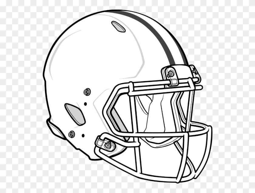 562x575 Football Helmet Nfl Helmets Coloring Pages Clipart American Football Helmet Drawing, Clothing, Apparel, Sport HD PNG Download