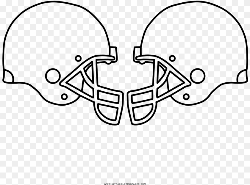 828x622 Football Helmets Coloring Sticker PNG