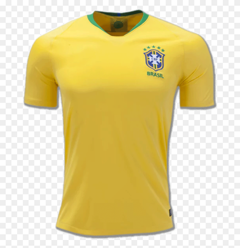 682x808 Football Jersey New Brazil Jersey 2019, Clothing, Apparel, Shirt HD PNG Download