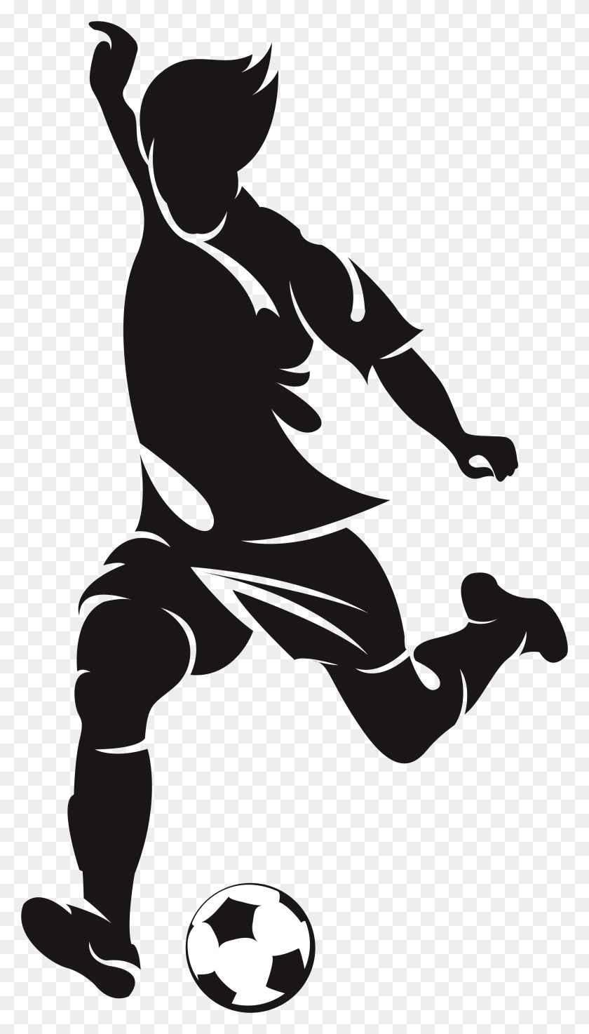 2606x4726 Football Kick Image Freeuse Football Player Logo, Soccer Ball, Ball, Soccer HD PNG Download