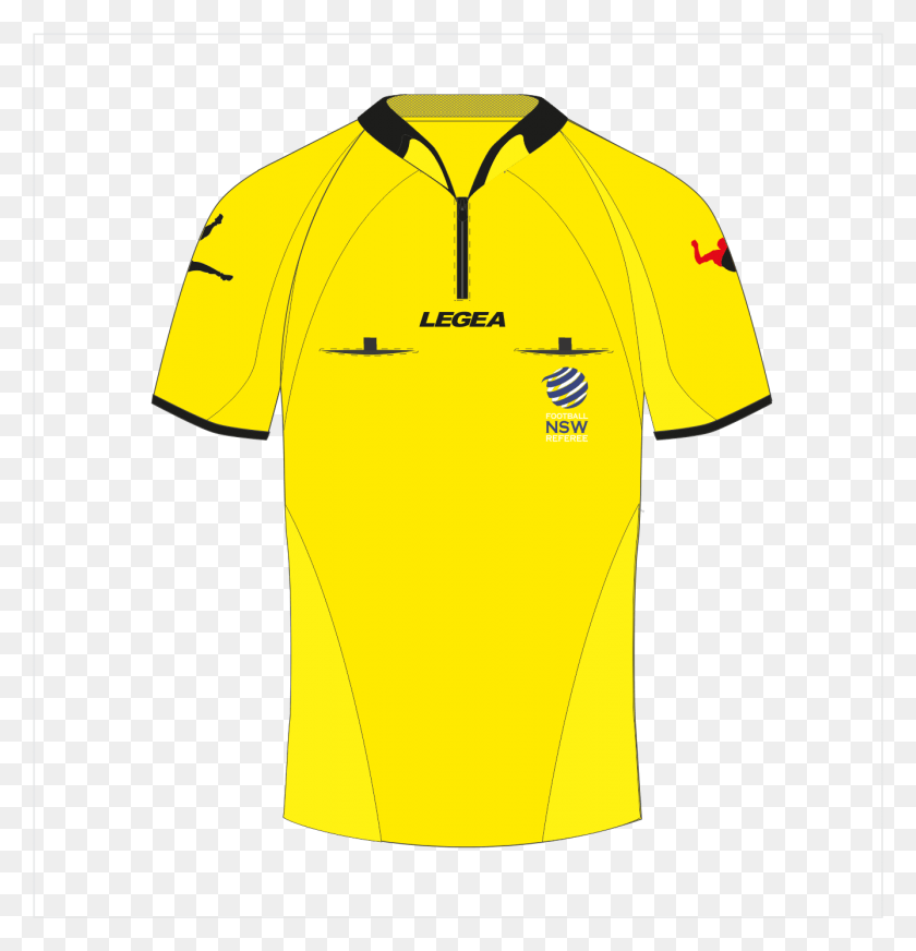 1336x1392 Football Nsw Referee Jersey Referee Football Shirt, Clothing, Apparel, T-shirt HD PNG Download