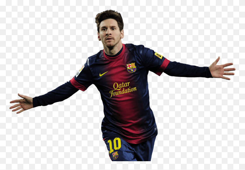 3000x2006 Football Player Messi Lionel Messi Transparent, Clothing, Apparel, Sleeve HD PNG Download