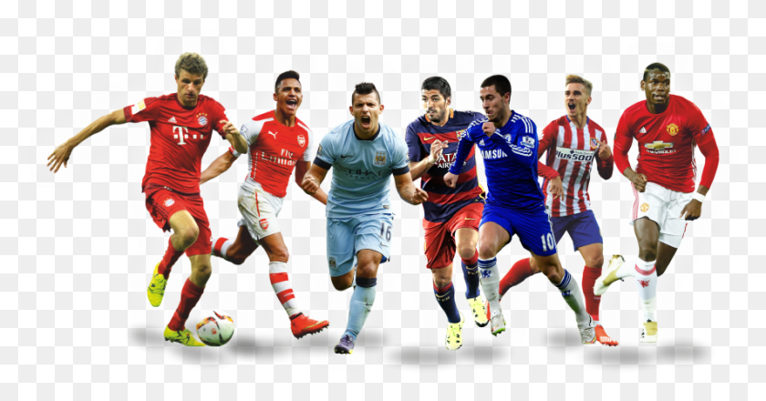 885x432 Football Players Transparent Background Football Stars Transparent Background, Person, Human, People HD PNG Download