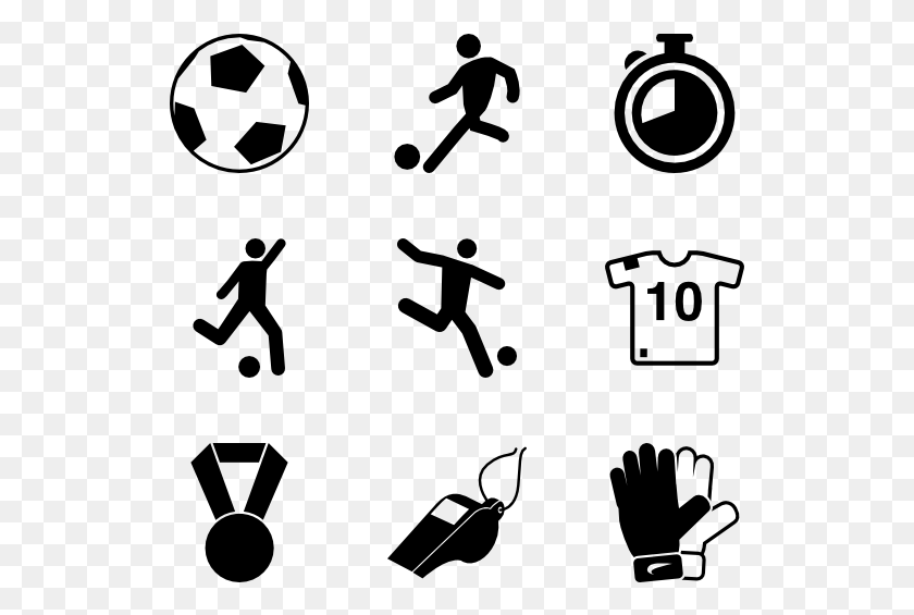 529x505 Football Soccer Icons, Gray, World Of Warcraft HD PNG Download