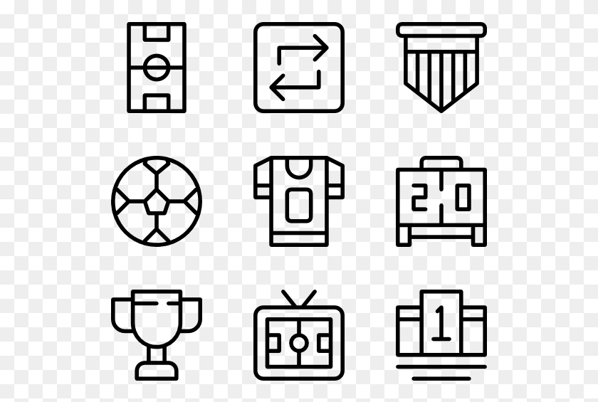 529x505 Football White Icons, Gray, World Of Warcraft HD PNG Download