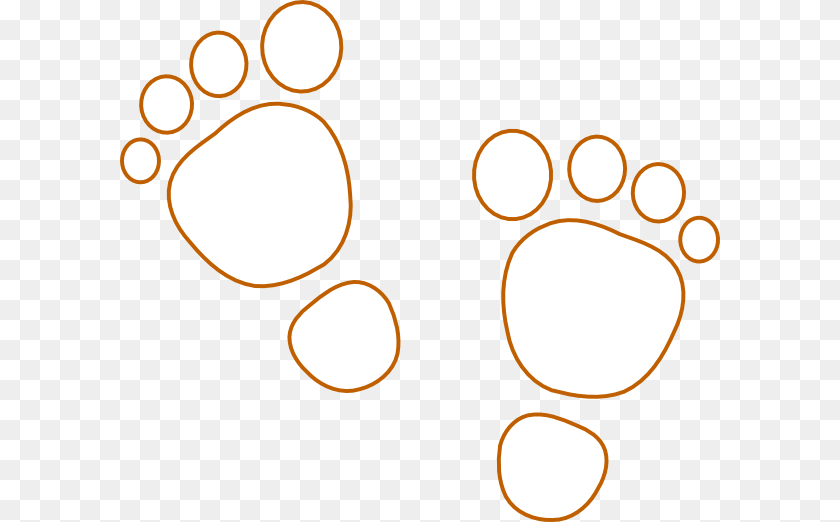 600x522 Footprints Clip Arts Download, Footprint PNG