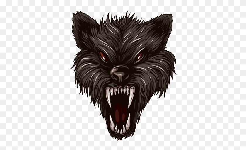 368x452 For Angry Wolf Head Transparent, Pet, Animal, Canine HD PNG Download