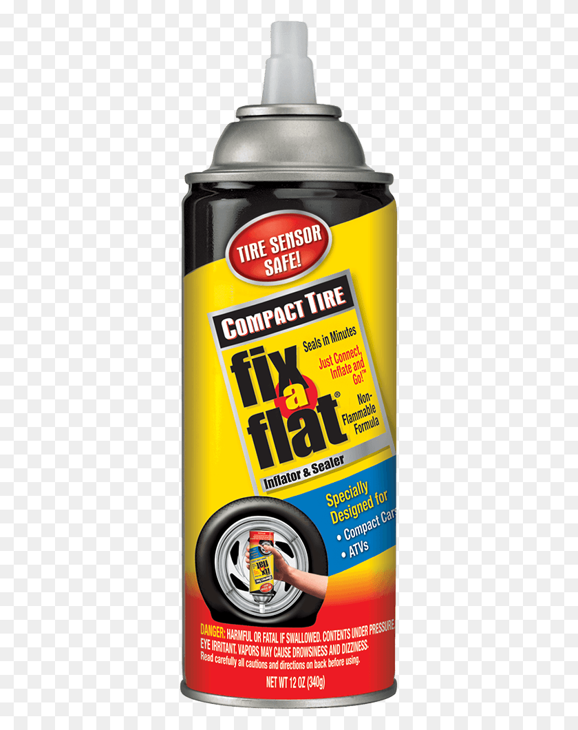 317x1000 For Compact Tires Fix A Flat Transparent, Label, Text, Bottle HD PNG Download