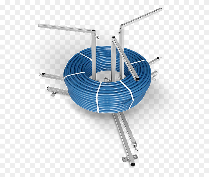 666x655 For Easy Layingmounting Pipes Delivered In Large Coils, Spiral, Coil, Lamp HD PNG Download