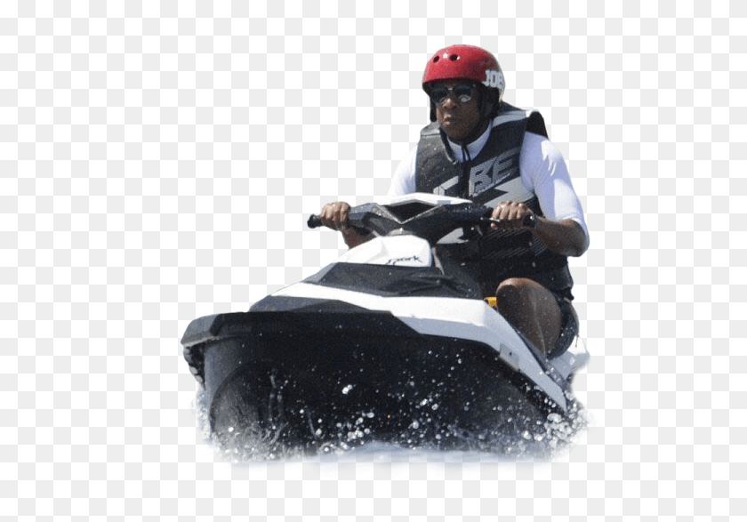 588x527 For Everybody Jay Z On A Jet Ski, Helmet, Clothing, Apparel HD PNG Download