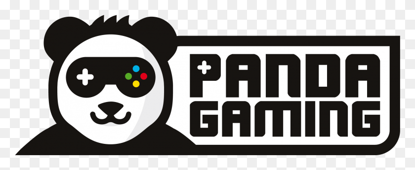 2329x853 Png Скачать Бесплатно Panda Gaming, Текст, Слово, Лицо Hd