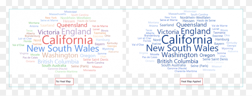 1228x412 For More Information On Word Clouds See Using Charts Word Heat Map, Text, Poster, Advertisement HD PNG Download
