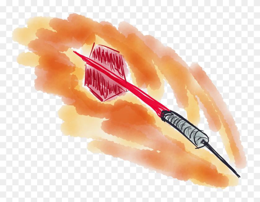 1561x1189 For Mormons Watercolor Paint, Game, Darts, Ketchup HD PNG Download