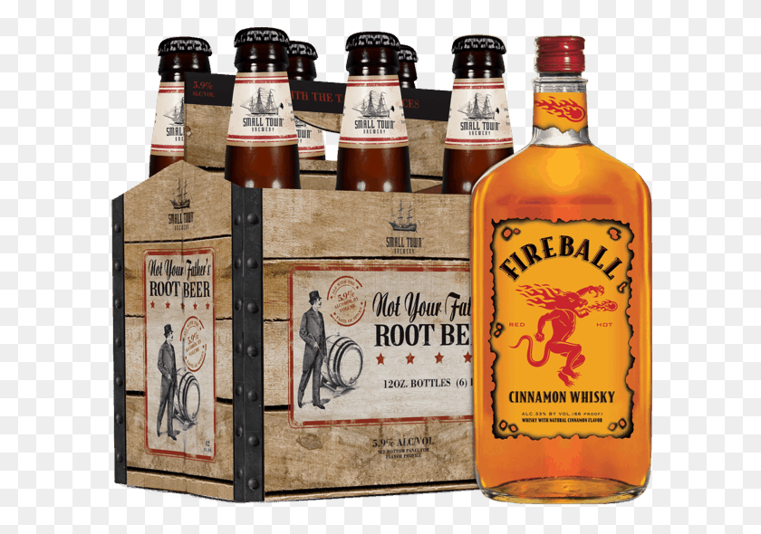 600x530 For Not Your Father39s Amp Fireball Cinnamon Whisky Whisky Fireball, Beer, Alcohol, Beverage HD PNG Download