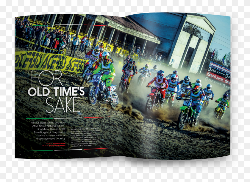 2750x1940 For Old Times Sake Motocross Magazine Racer Illustrated Enduro HD PNG Download