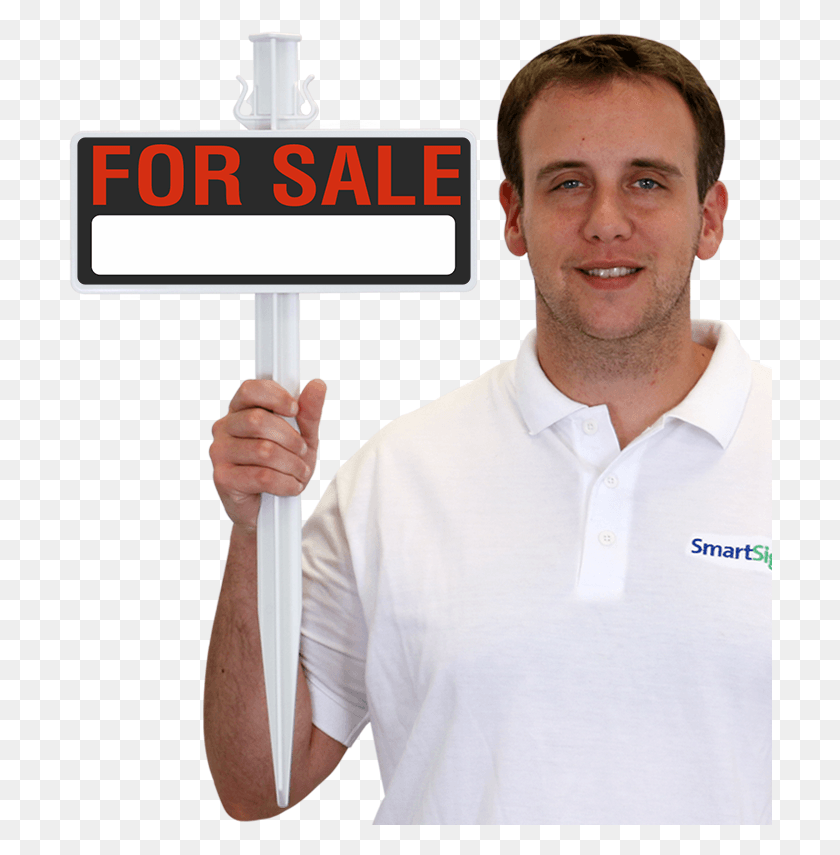 704x795 For Sale Easystake Sign Sign, Person, Human, Clothing HD PNG Download