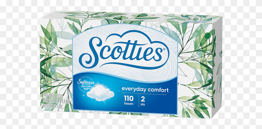 593x353 For Scotties Facial Tissues Scotties Facial Tissue 230 Ct, Text, Paper, Towel HD PNG Download