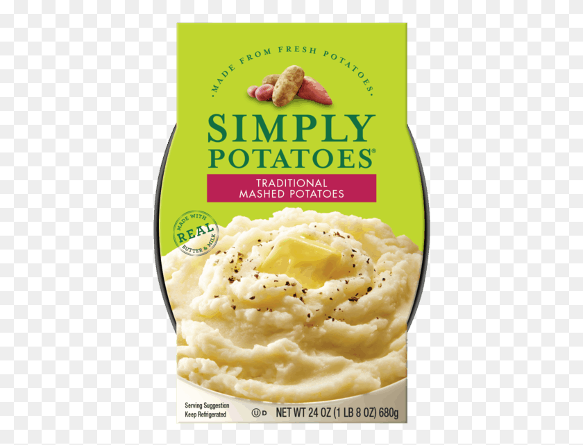 400x582 For Simply Potatoes Mashed Potatoes Simply Mashed Potatoes, Mashed Potato, Food, Ice Cream HD PNG Download