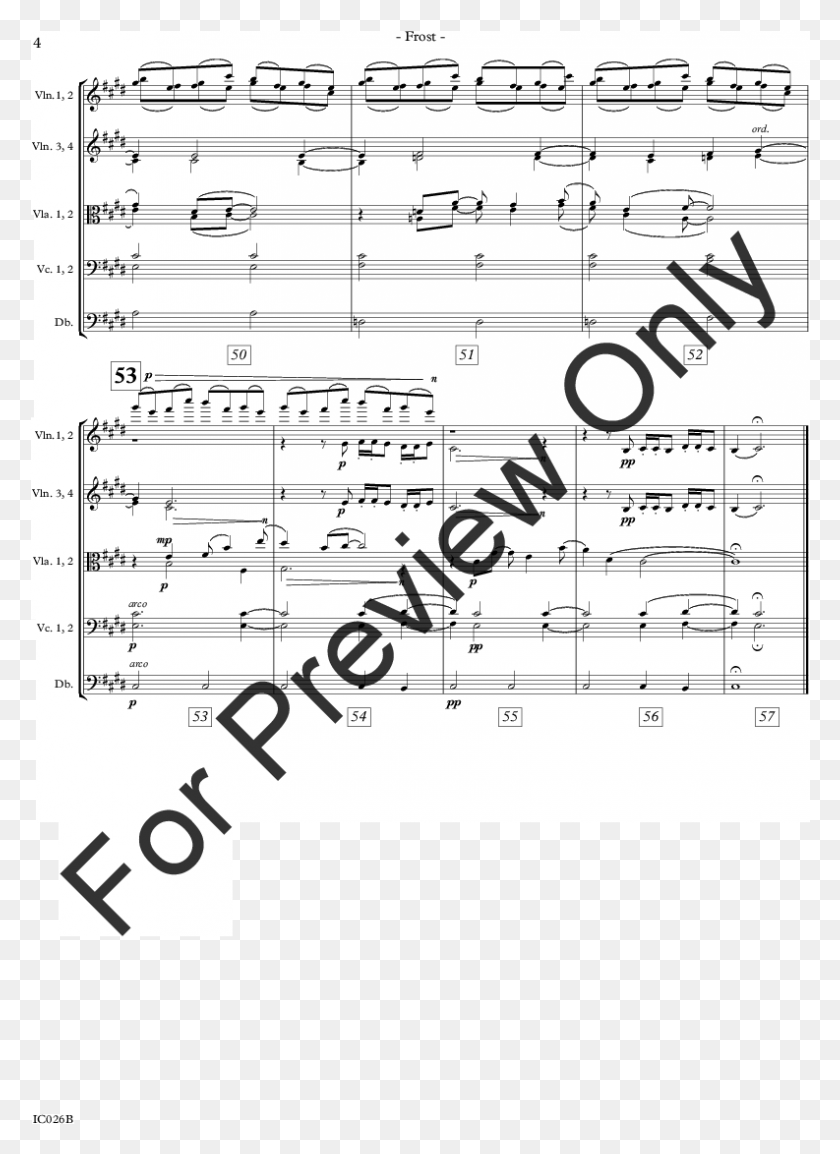 793x1113 For String Orchestra Thumbnail Sheet Music, Text Descargar Hd Png