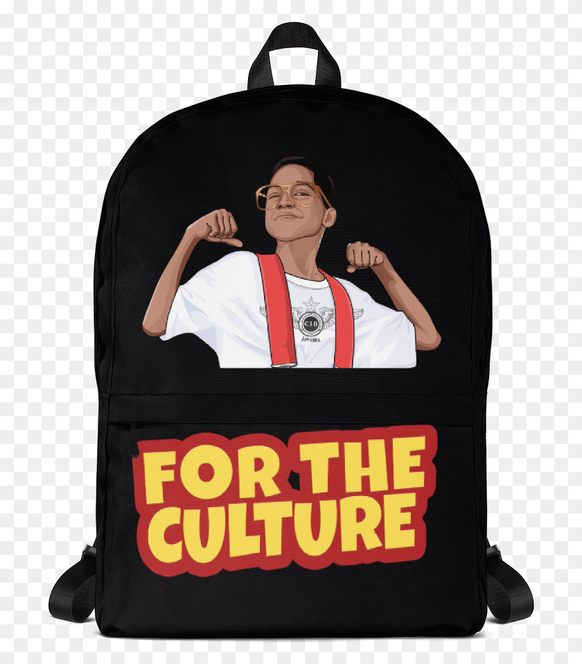 707x897 For The Culture Backpack Backpack, Bag, Person, Human HD PNG Download