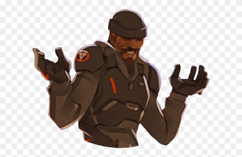 618x487 For The Gay Soldier 76 Thing My Reaction Is, Person, Human, Hand HD PNG Download