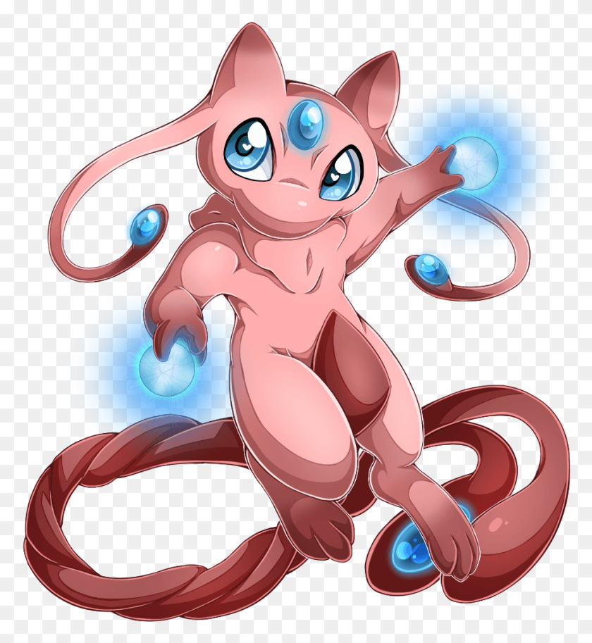 913x999 For Those Mentioning The Full Artwork Mega Mew Pokefarm, Toy, Animal, Coffee Cup HD PNG Download