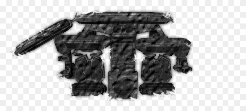 972x397 For Those Wishing A Destroyed Coruscant Or Fall Out Dundjinni Buildings, Brick, Gun, Weapon HD PNG Download