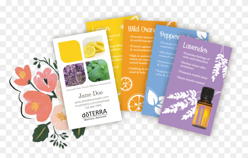 973x595 For Wellness Advocates Creative Doterra Cards, Advertisement, Poster, Flyer HD PNG Download
