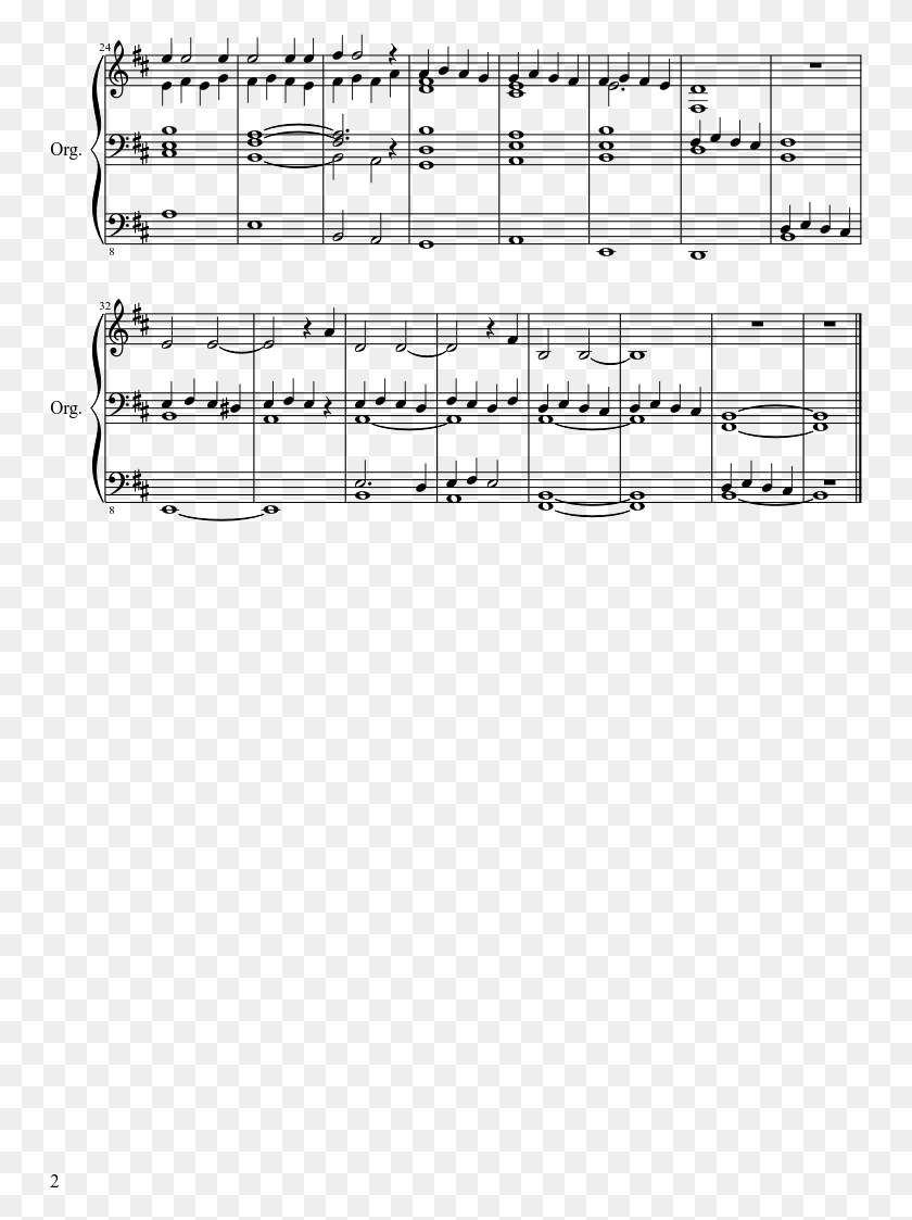 749x1063 For Whom The Bell Tolls Sheet Music 2 Of 2 Pages Sheet Music, Gray, World Of Warcraft HD PNG Download