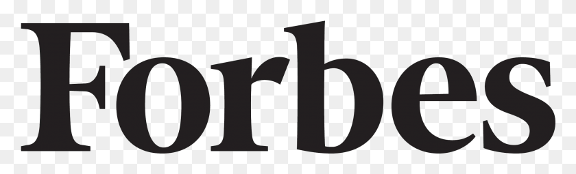 2391x600 Forbes Logo Negro, Número, Símbolo, Texto Hd Png