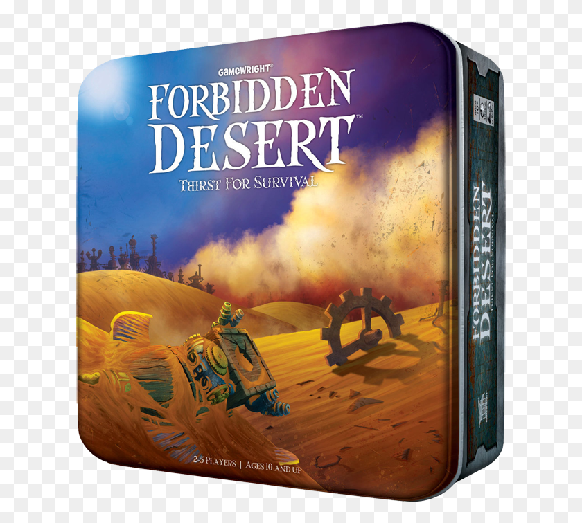 621x696 Игровая Коробка Forbidden Desert, Плакат, Реклама, Dvd Hd Png Скачать