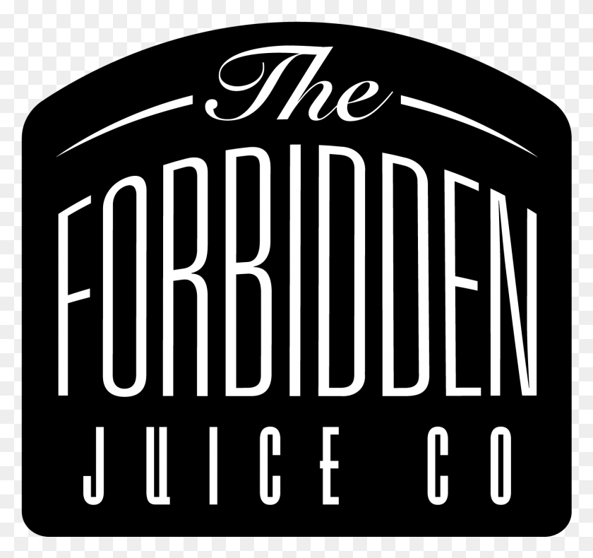 1385x1297 Forbidden Juice Company Forbidden Juice Logo, Text, Label, Symbol HD PNG Download