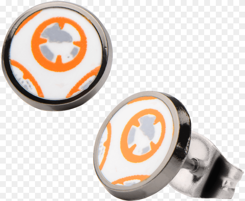 835x688 Force Awakens Bb 8 Stud Earrings Star Wars 7 Bb8 Droid Stainless Steel Stud Earrings, Accessories, Tape, Jewelry Transparent PNG